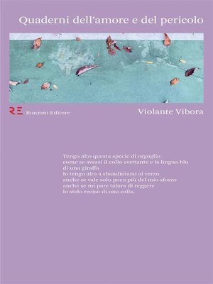 cover image of Quaderni dell'amore e del pericolo